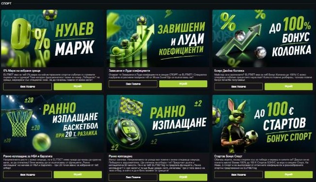 Elitbet: спортни промоции